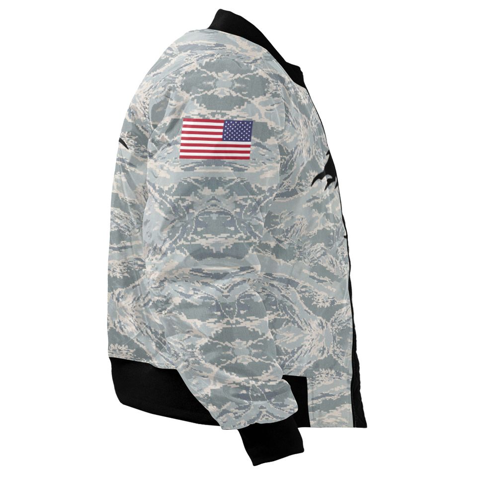 Customized Camouflage U.S. Air Force Bomber Jacket