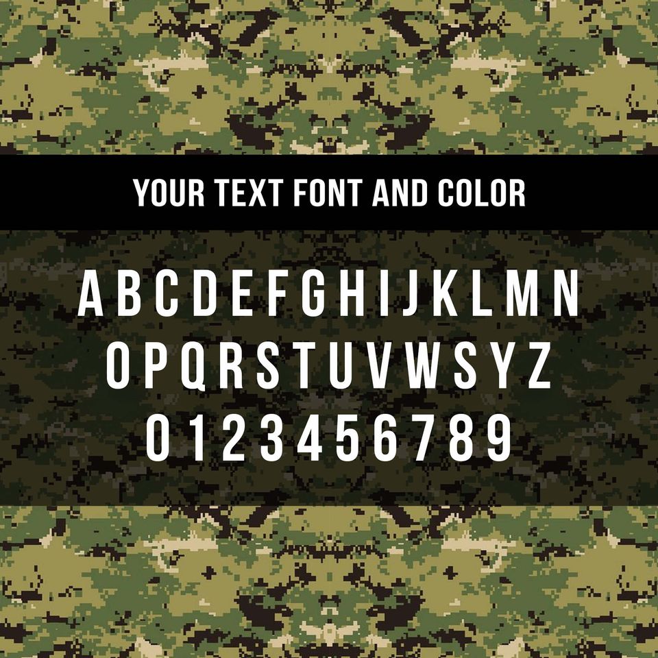 Customized Camouflage U.S. Coast Guard Bomber Jacket