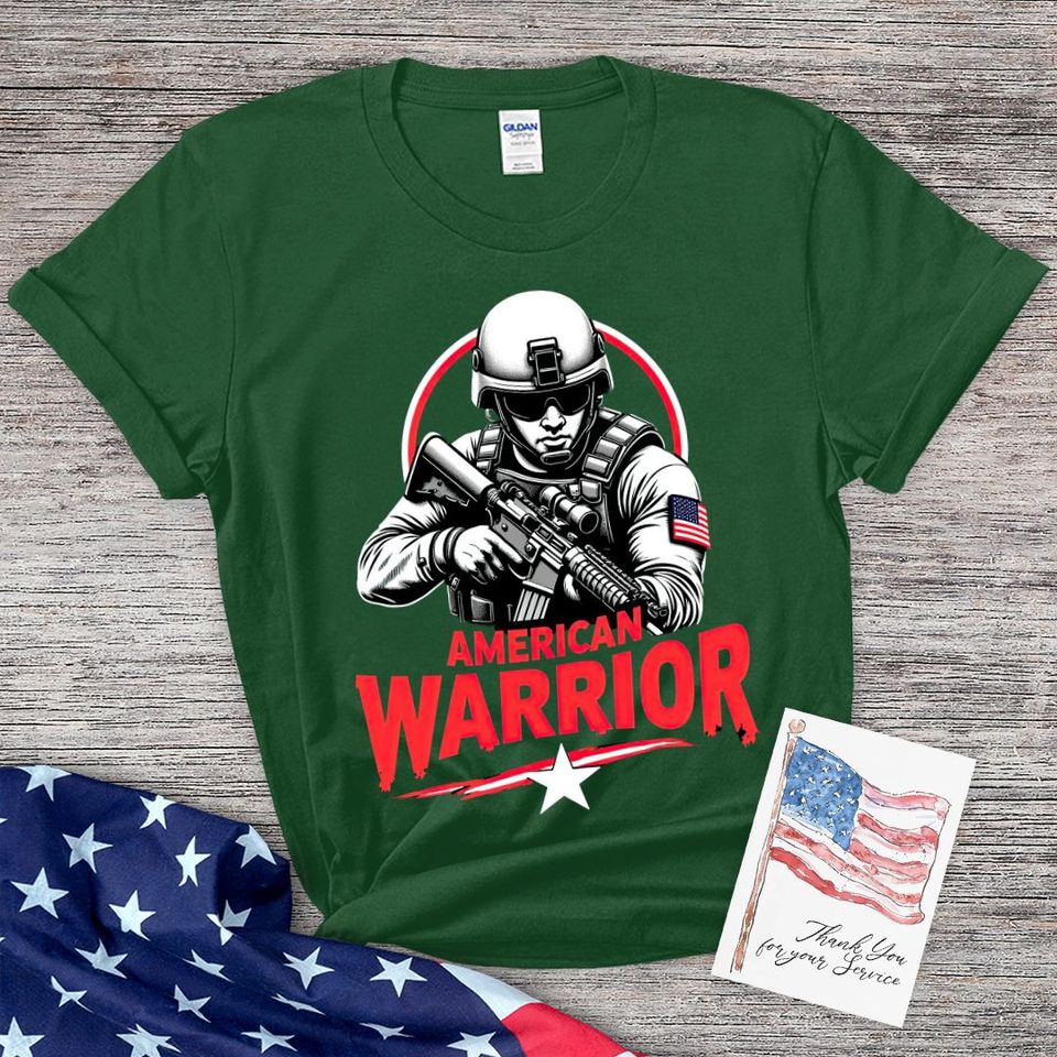 American Warrior Graphic T-shirt