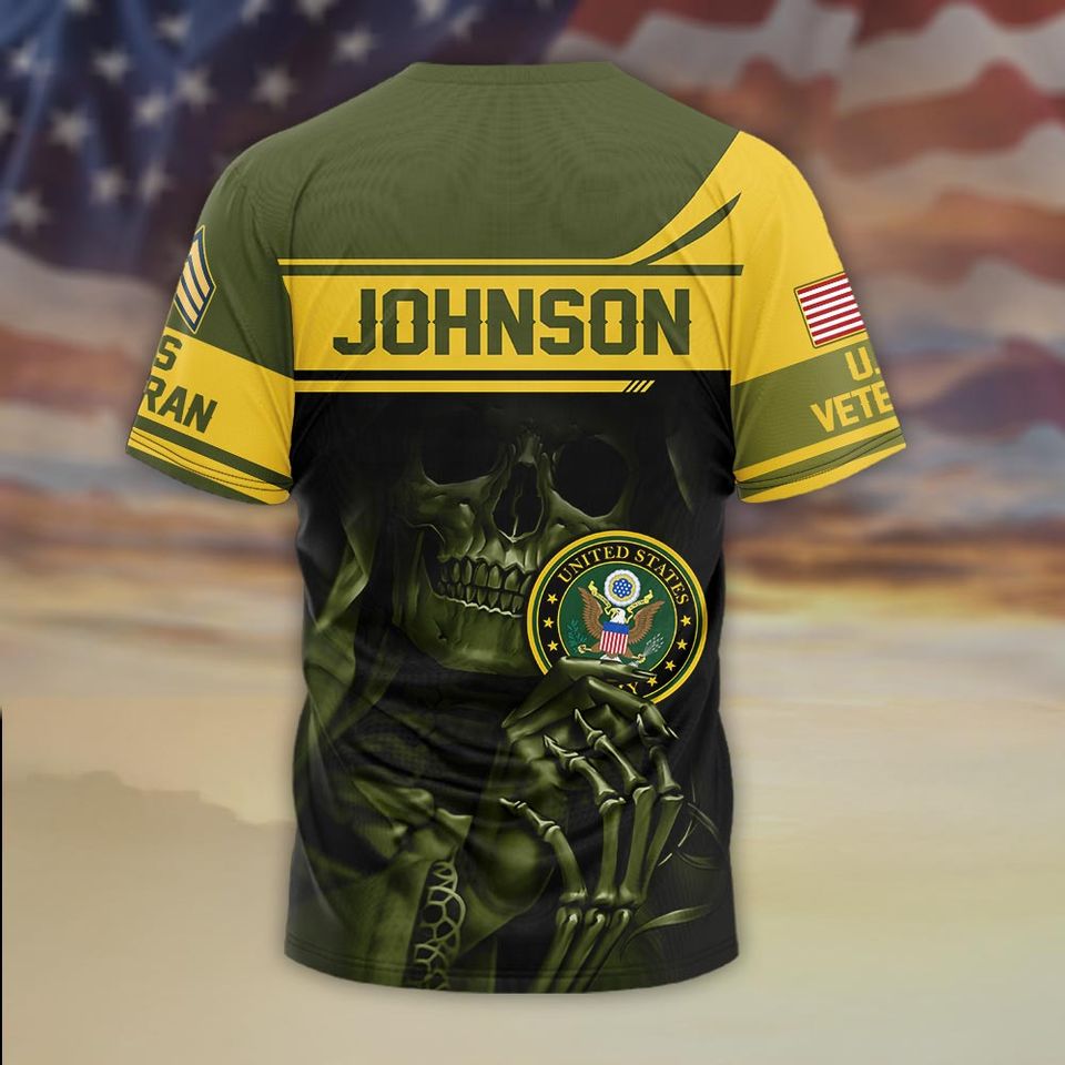 The Warrior’s Skull – Military Pride Never Dies 3D shirt