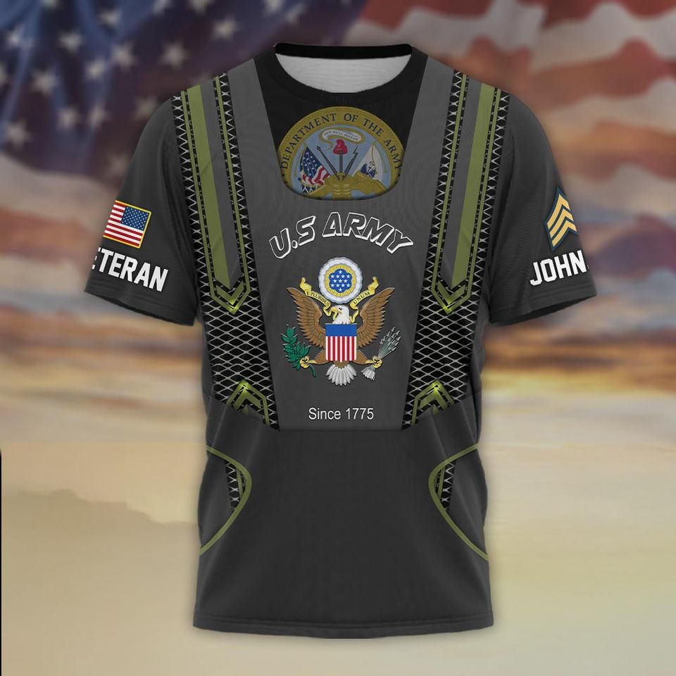 United We Stand Veterans We Honor 3D T-Shirt