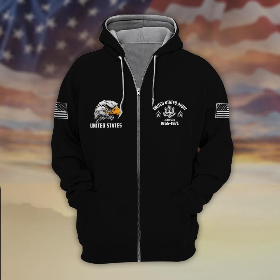 Customized US Veteran pride and remembrance:  We Don’t Know Them All Hoodie