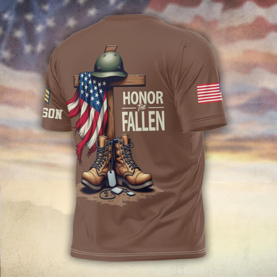 Honor The Fallen 3D shirt
