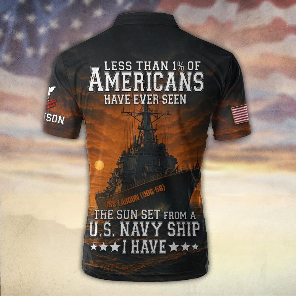 US Navy Sunset Shirt