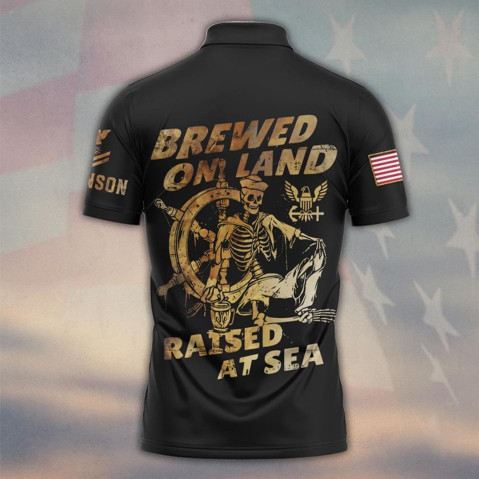 Customized United States Navy Polo Shirt