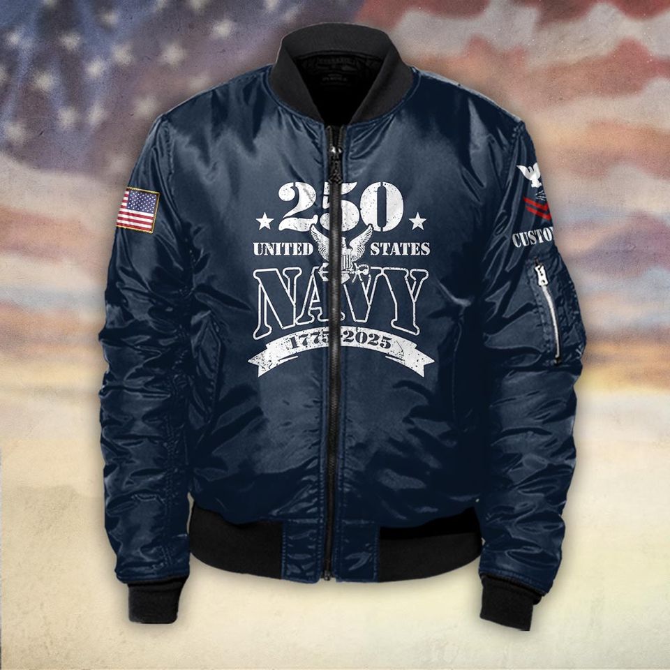 Customized US Navy 250 Years Pride