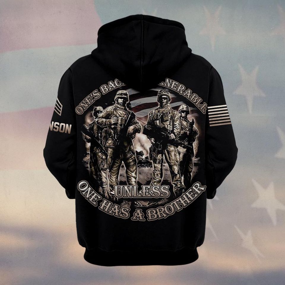 Customized U.S Veteran 3D Hoodie