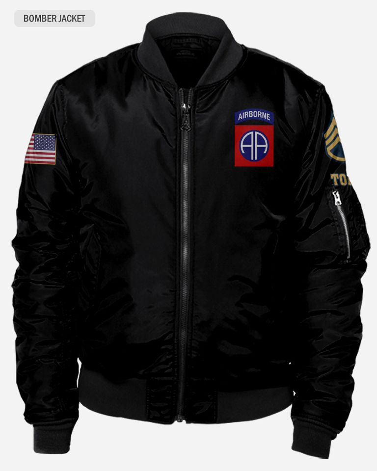 82nd Airborne Division Death From Above Bomber Jacket