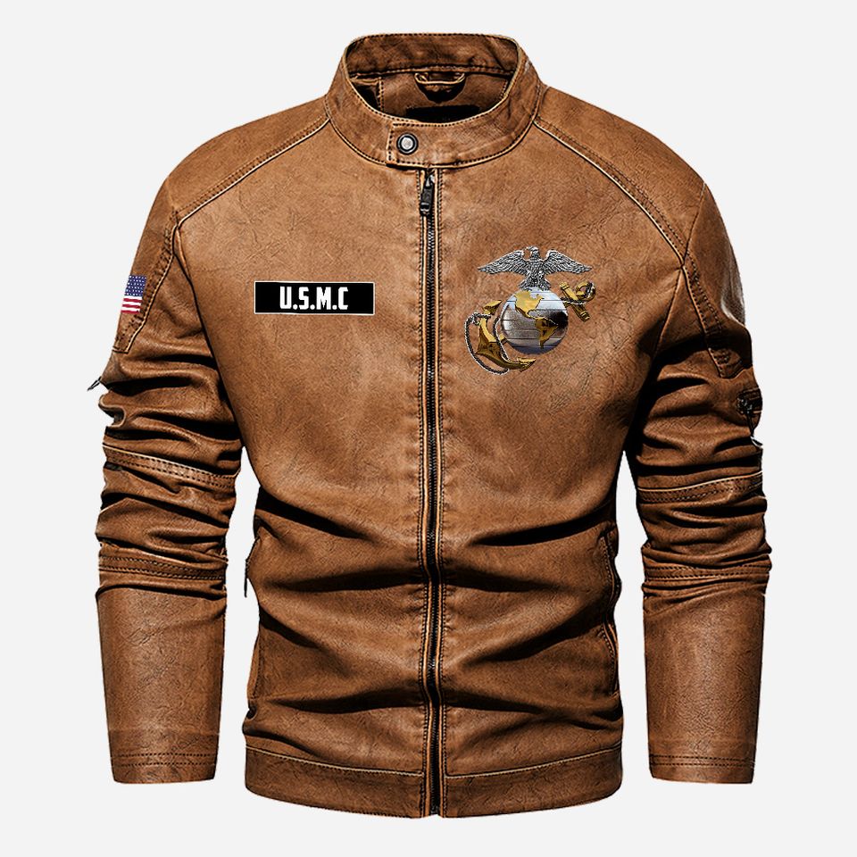 Failure Is Not An Option Leather Coat