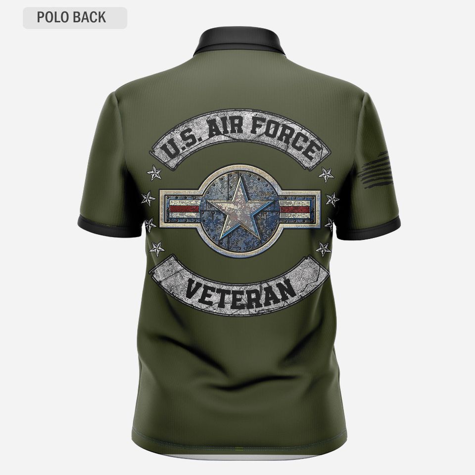 Personalized Air Force Veteran – Polo Shirt