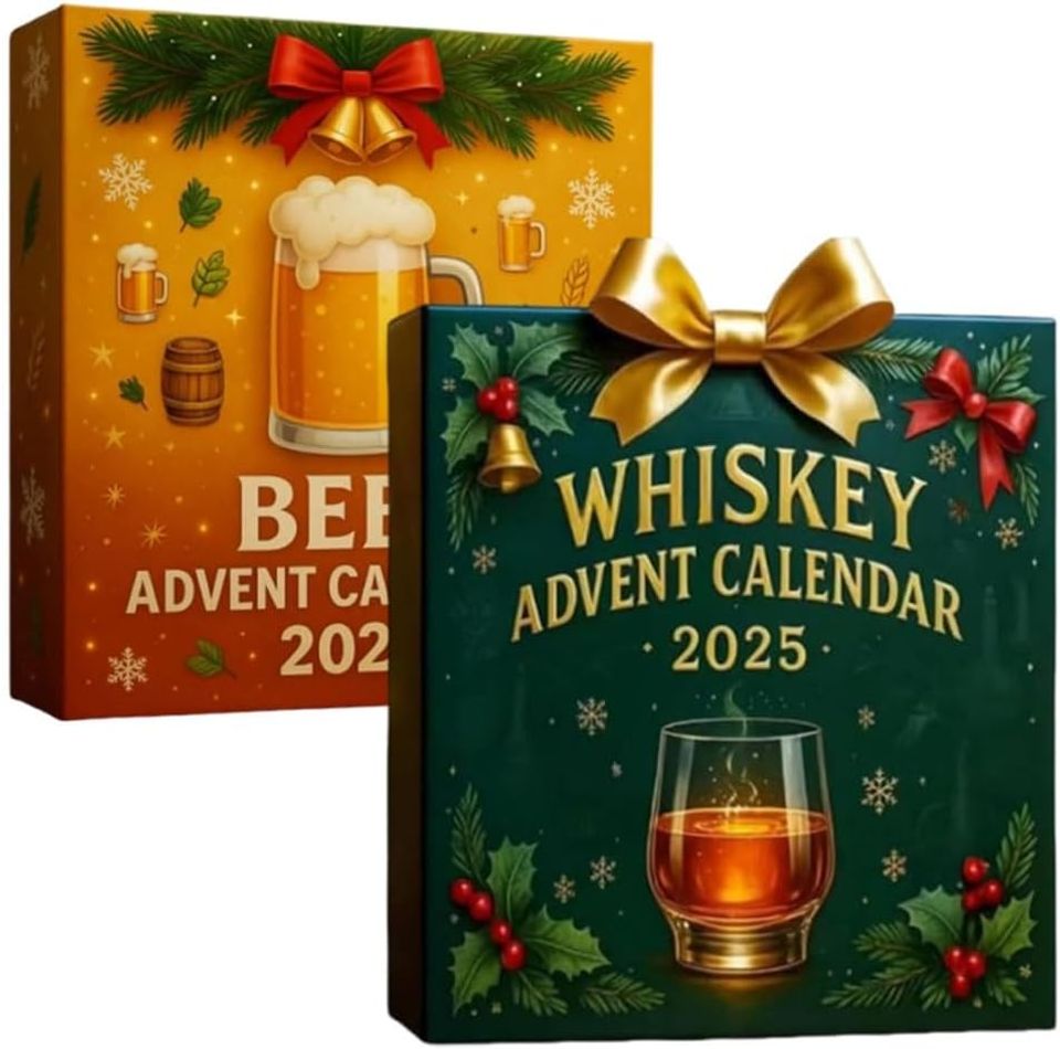 2025 Whiskey Advent Calendar: 24 Days Without Repetition, 2D Christmas Decor US