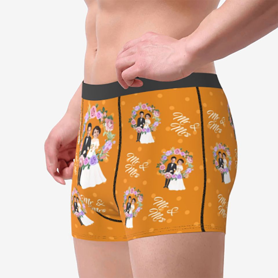 Personalised custom boxer briefs with picture for men