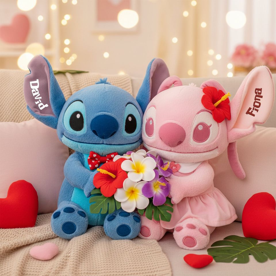 Island Tropical Couple Pillow  - Personalized Gifts For Couples