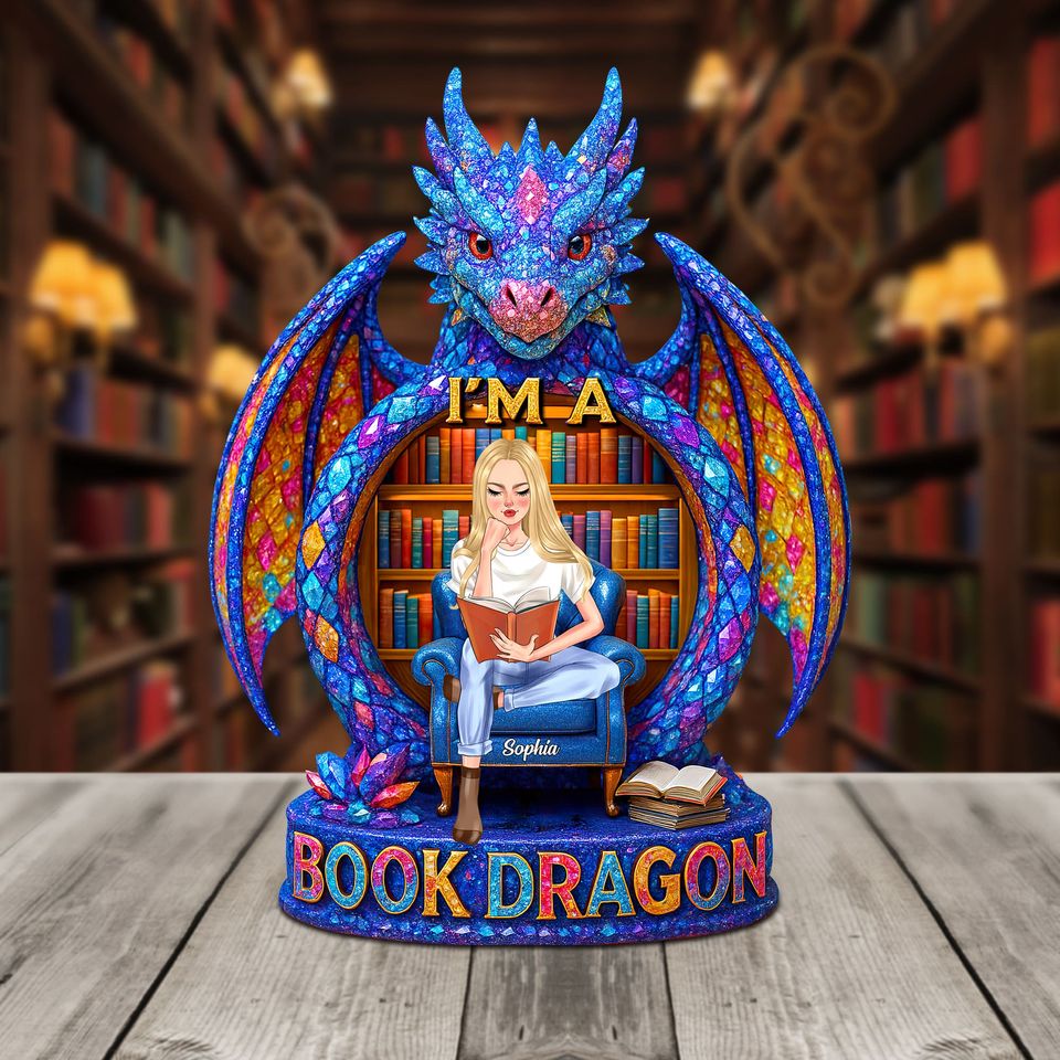 Book Lovers Plaque - Personalized Gifts For Book Lovers