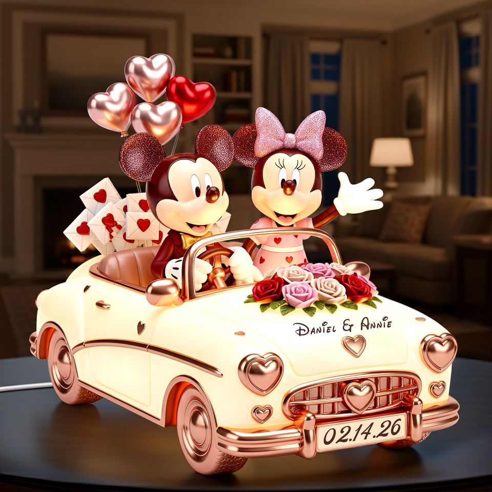 Couple Anniversary Acrylic Light Box - Personalized Gifts For Couple