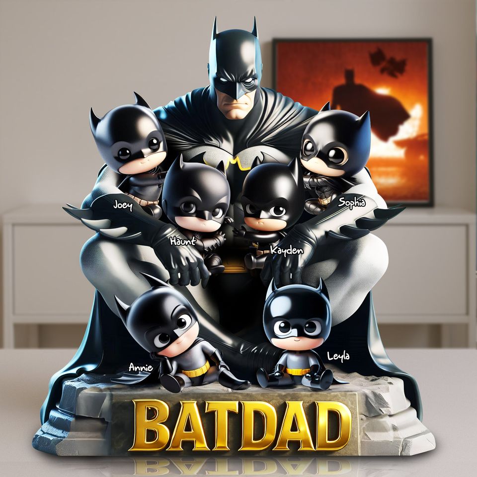 Shadow Hero Dad Acrylic Plaque - Personalized Christmas Gifts For Dad