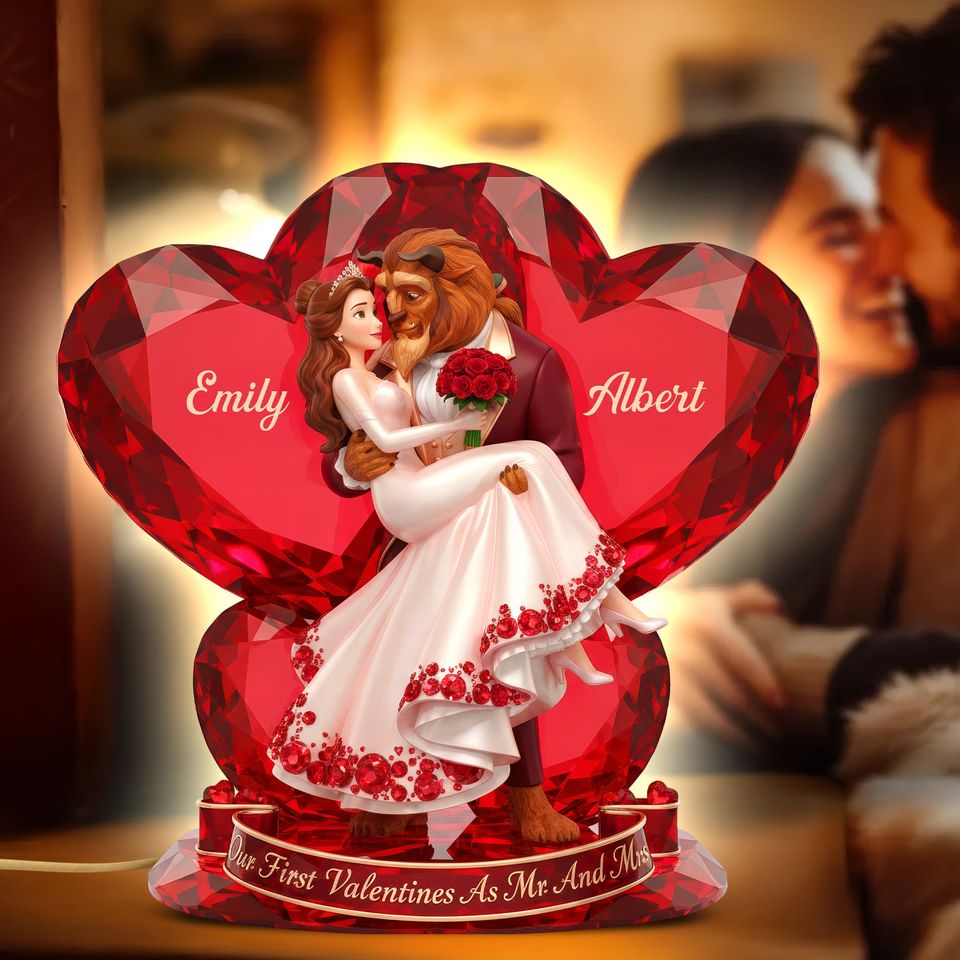 Couple's First Valentine Light Box - Personalized Gift For Couples