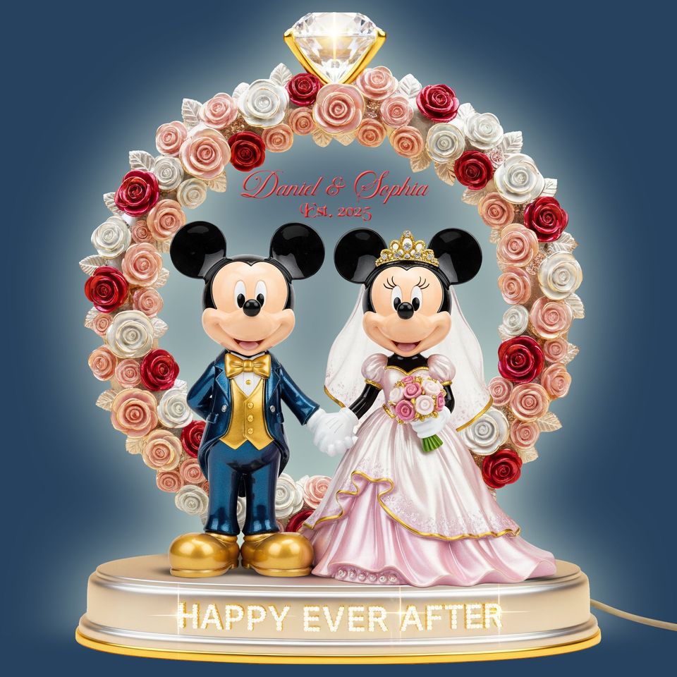 Happy Ever After Light Box Personalized Gifts For Couple
