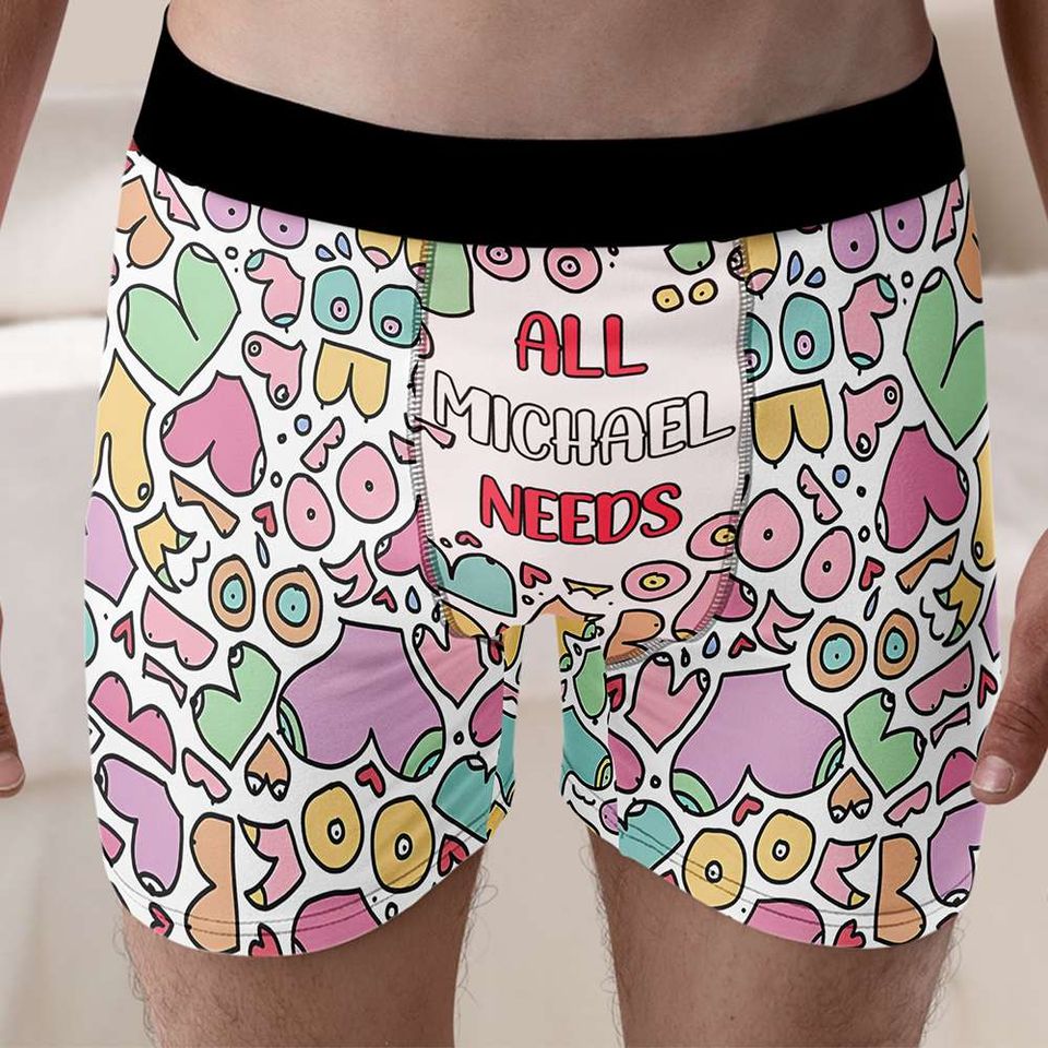 Personalized Gifts For Couple Men's Boxers and Women's Brief