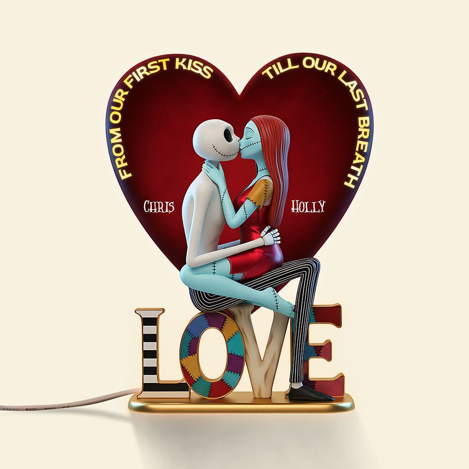 Personalized Gifts For Couple, Custom Shape Acrylic Light Box