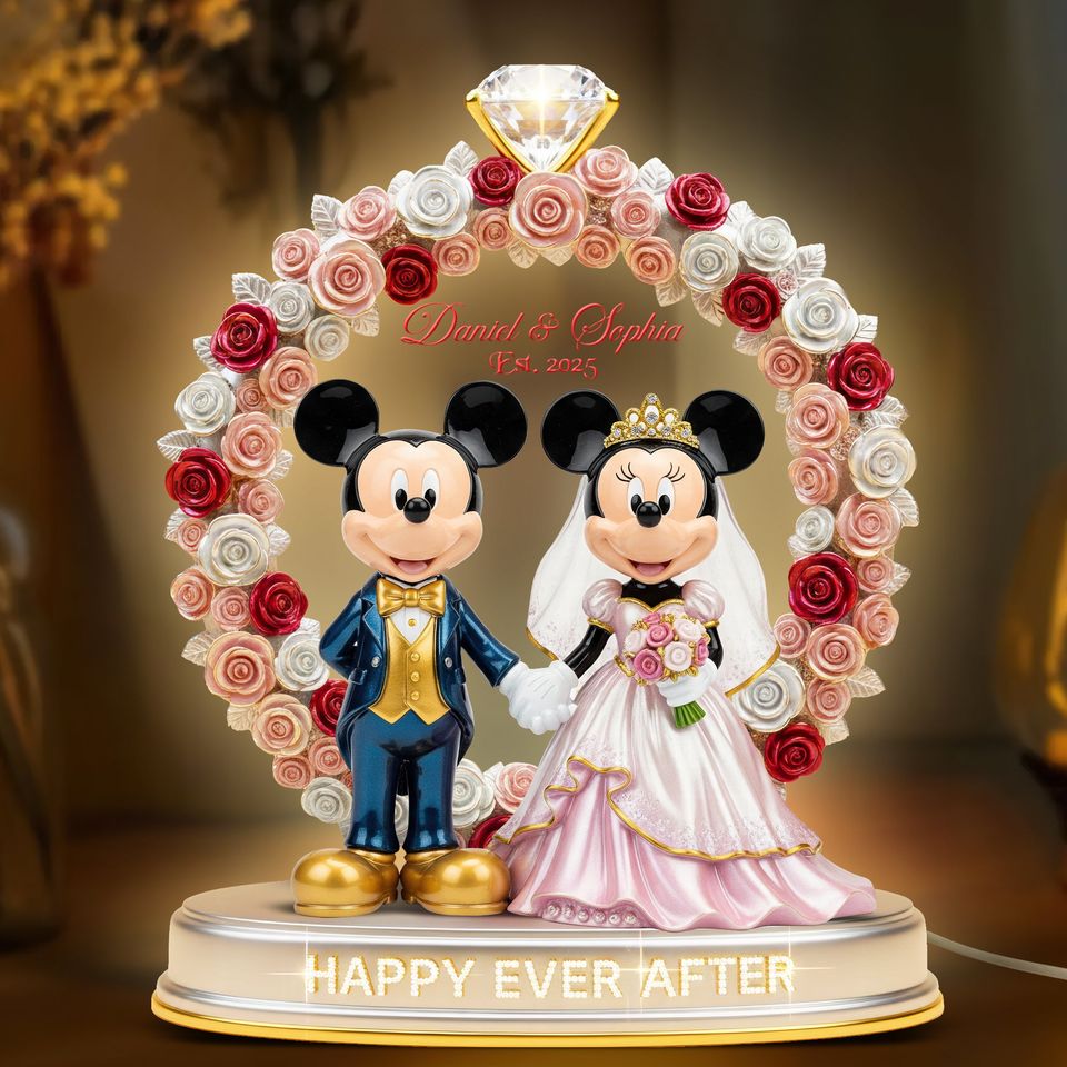 Happy Ever After Light Box Personalized Gifts For Couple