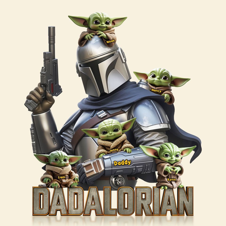 Dadalorian Plaque - Personalized Gifts For Dad