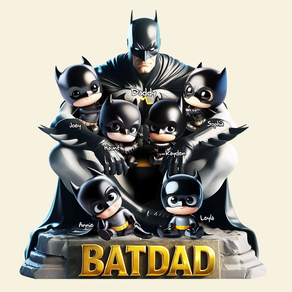 Shadow Hero Dad Acrylic Plaque - Personalized Christmas Gifts For Dad