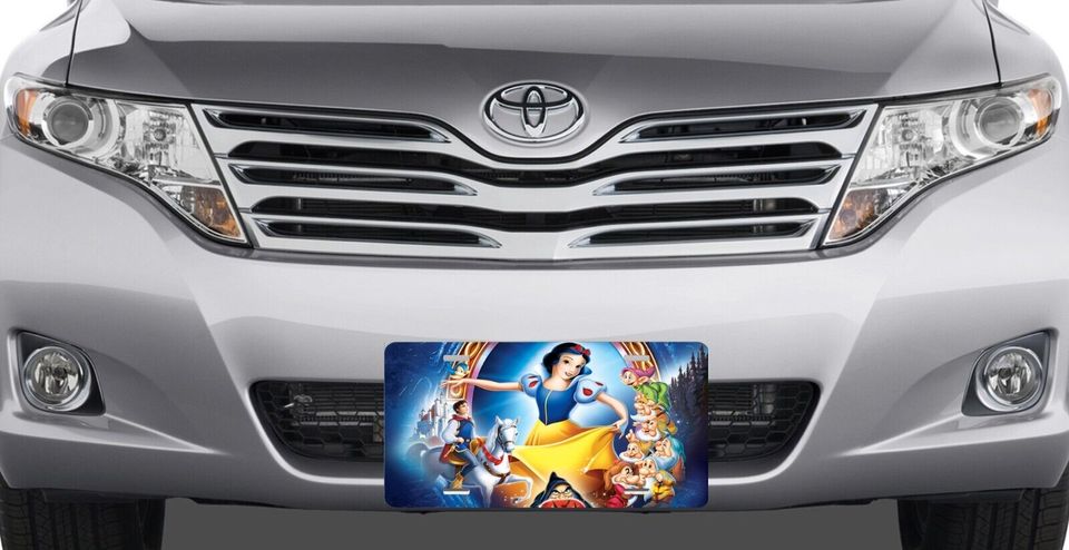 Snow White Cast - Disney License Plate