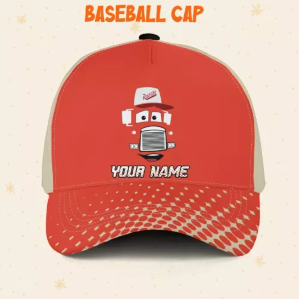 Custom Cars Mack Face Cap, Disney Castle Family Hat Disney Vacation Hat
