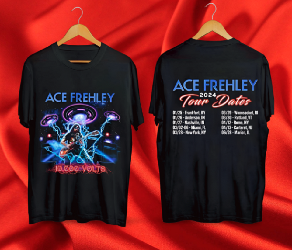 Frehley Ace 2024 Tour Double Sided Shirt