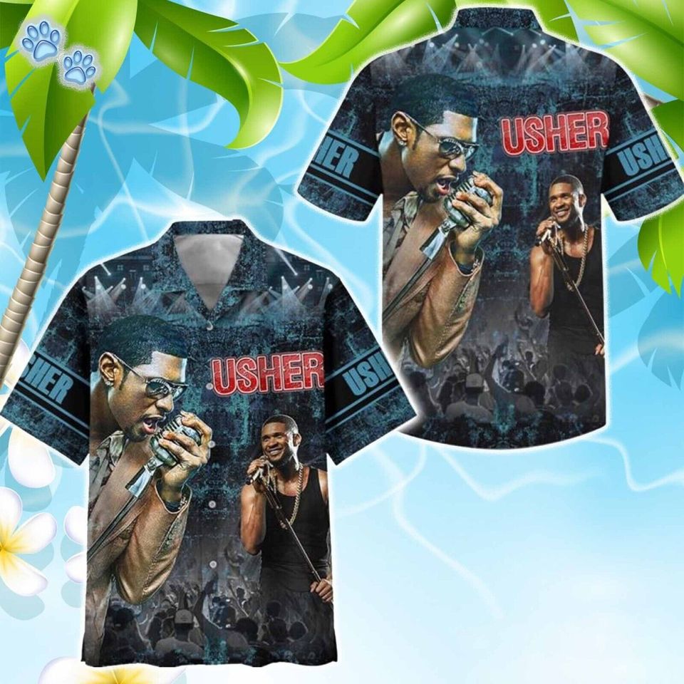 Usher Hawaiian 3D Shirt