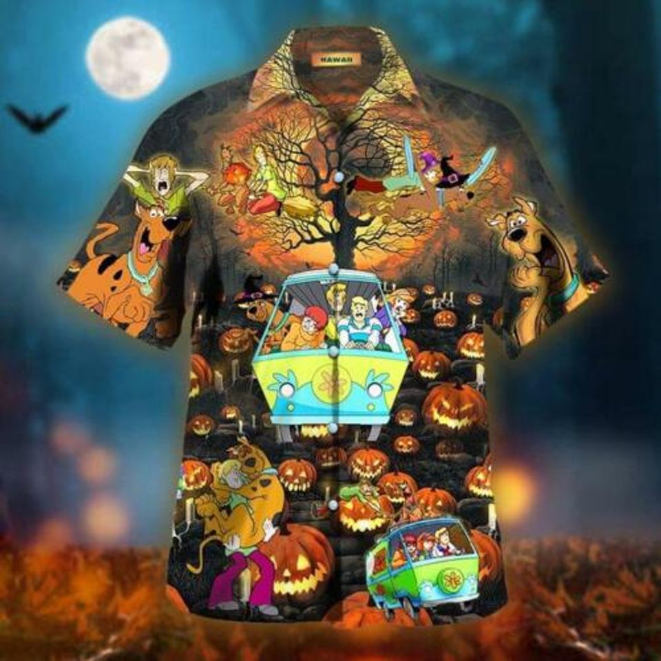 Scooby Doo Happy Halloween Hawaiian Shirt