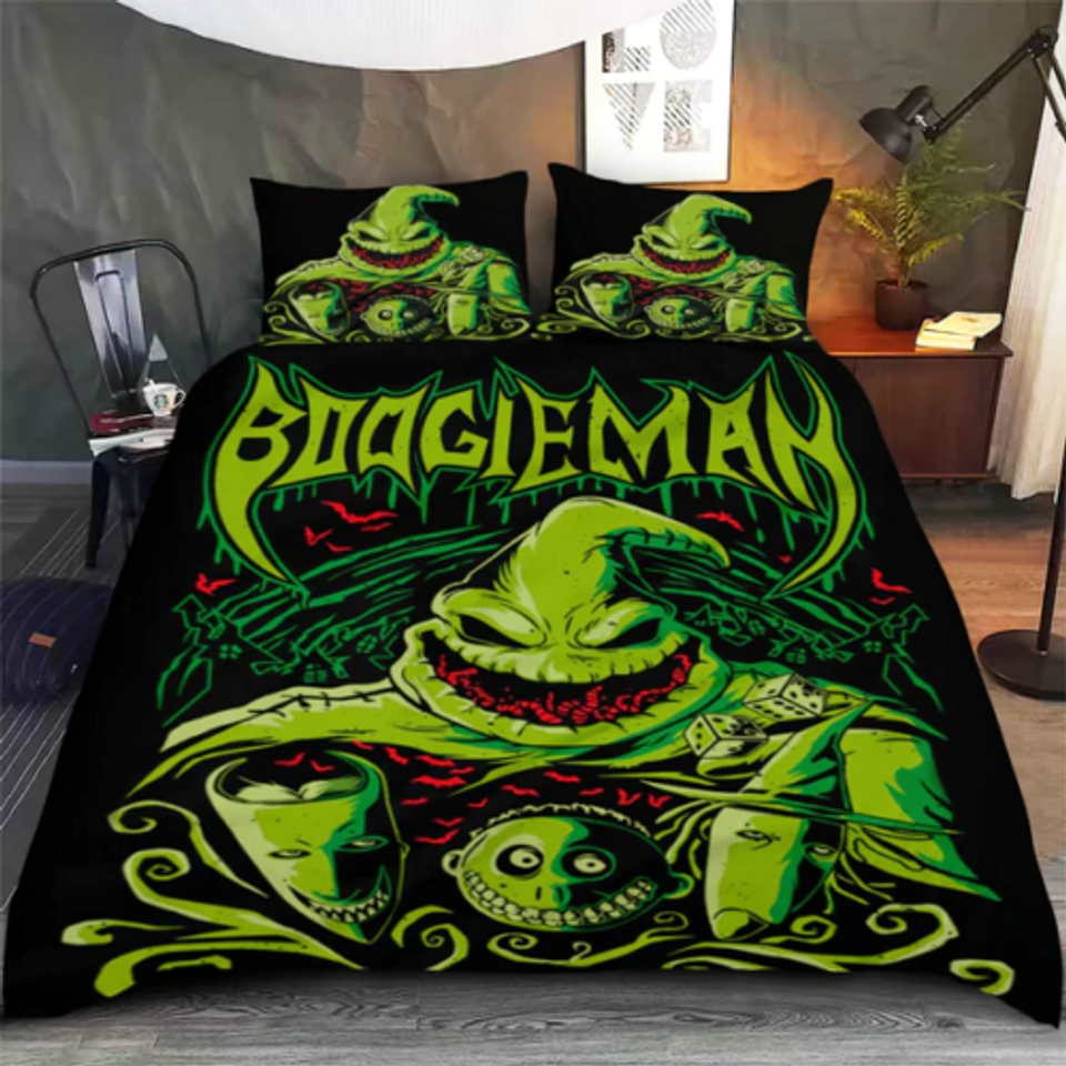 The Nightmare Before Christmas Oogie Boogie Disney Bedding Set, Cartoon Bedding