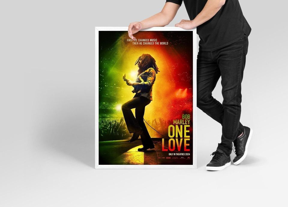 Bob Marley - One Love (2024) Movie Poster, Bob Marley Poster