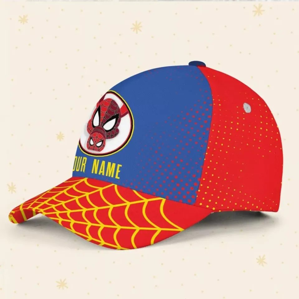 Custom Spiderman SpiderHam Logo Cap, Disney Castle Family Hat Disney Vacation Hat