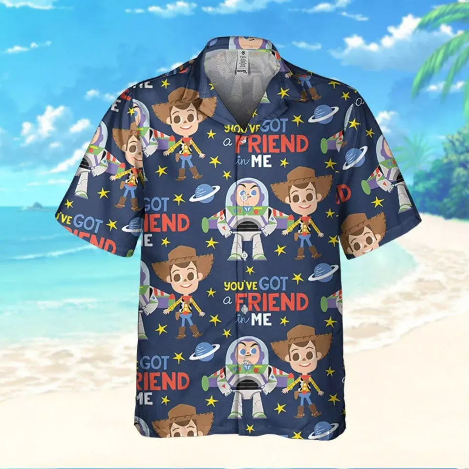 Disney Toy Story You've Got A Friend In Me Disney Hawaii Shirt Aloha Disney Gift