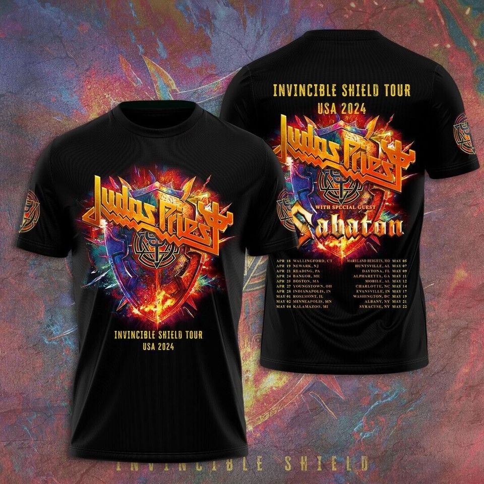 Judas Priest Rock Band Sabaton T-Shirt