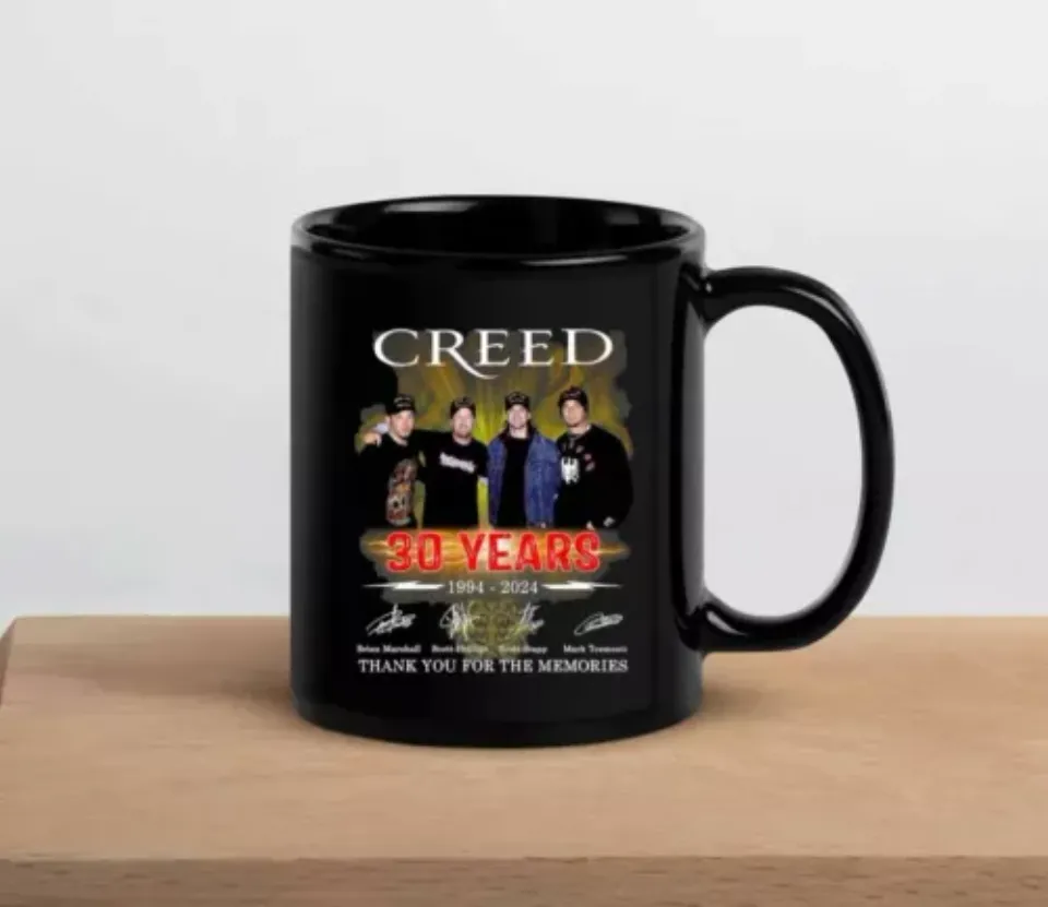 30 Years 1994-2024 Creed Band Signatures Anniversary T-shirt