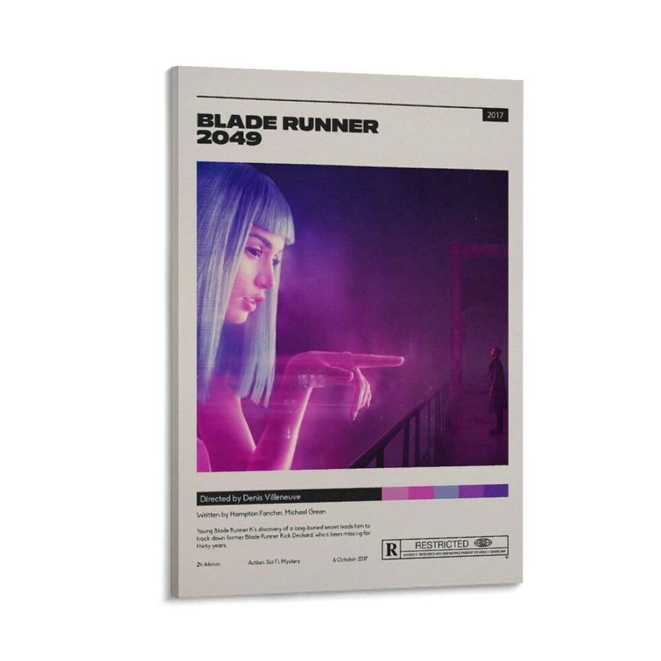 Blade Runner 2049 Poster Movie Poster Art Canvas Poster Bedroom Decor