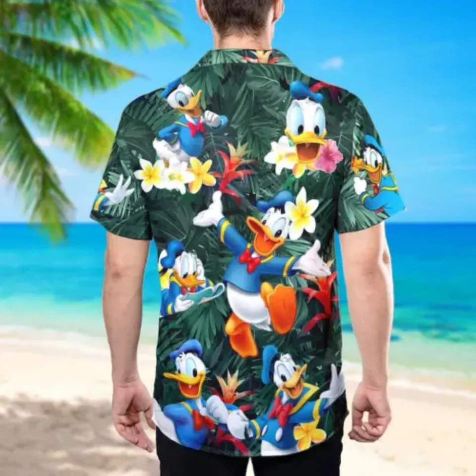 Funny Duck Hawaiian Shirt, Vacation Holiday Tropical Summer Trip Shirt
