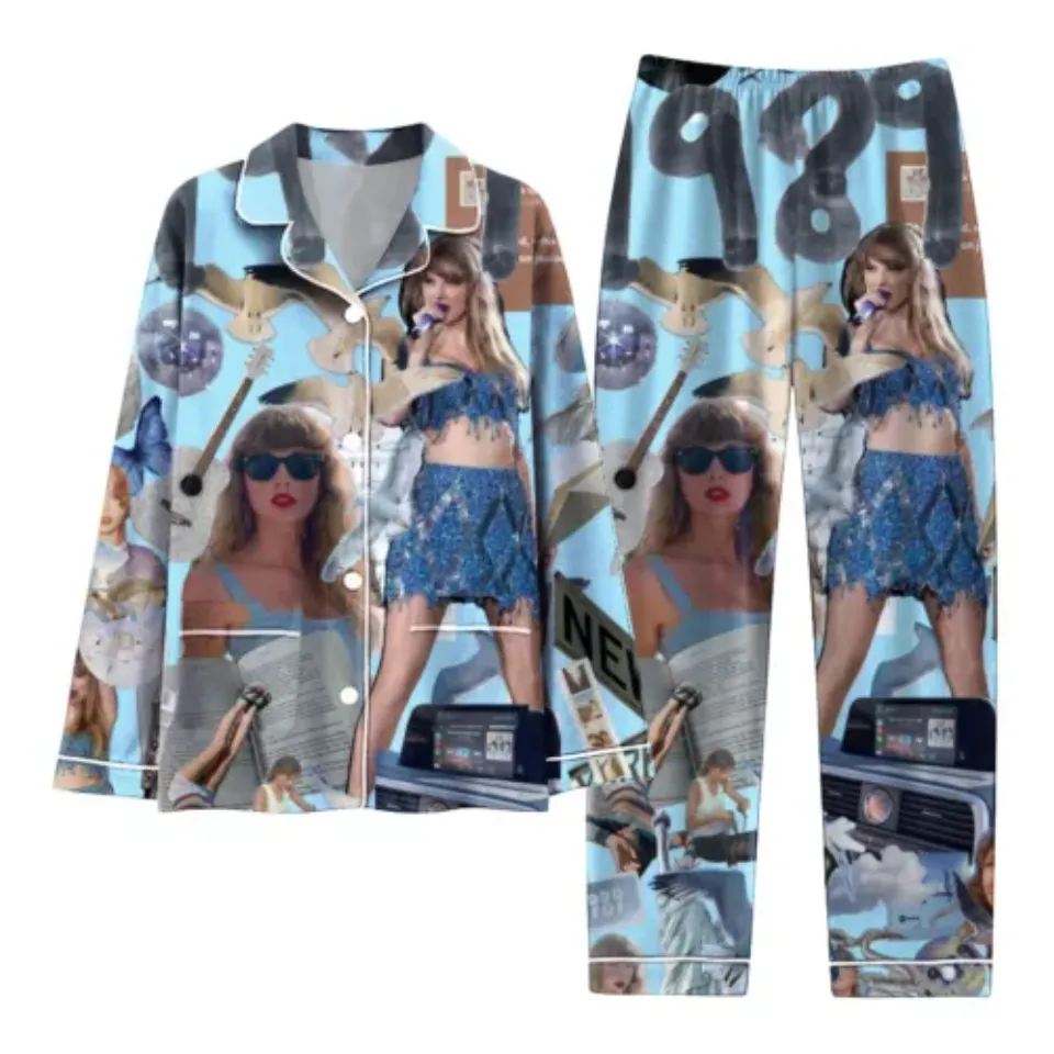 Taylor Adult Pajamas Sets, Taylor Merch, Music Lover Gift