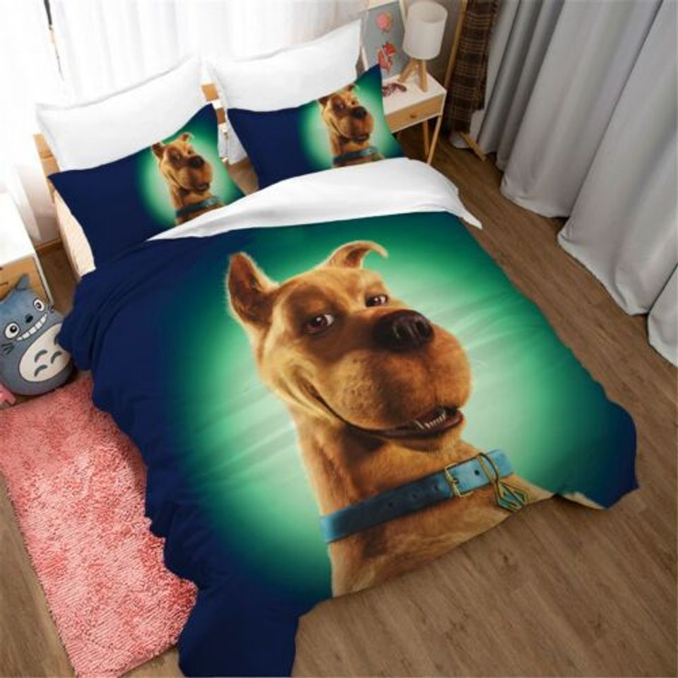 3D Animation Scooby Doo Bedding Set Pillowcase Bed cover