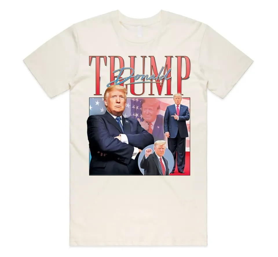 Donald Trump Homage T-shirt Top Funny Election Campaign 2024 Gift American
