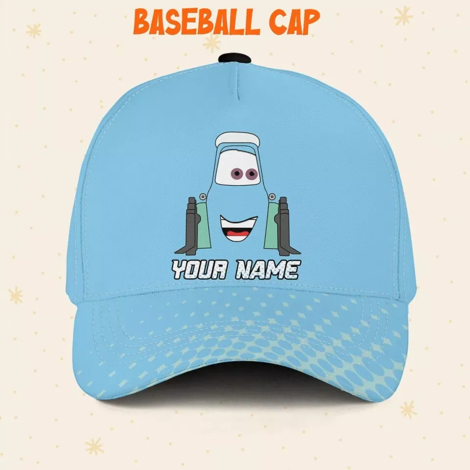 Custom Cars Guido Face Cap, Disney Castle Family Hat Disney Vacation Hat