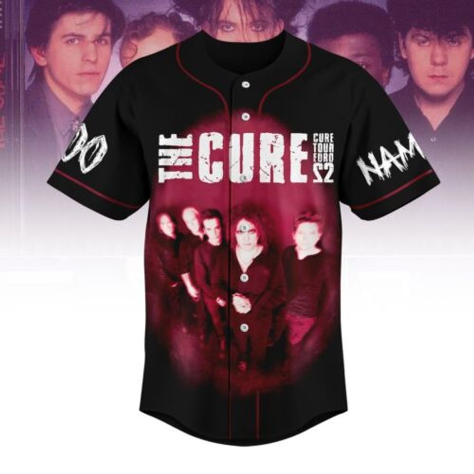 The Cure The Twilight Sad US Tour Baseball Jersey