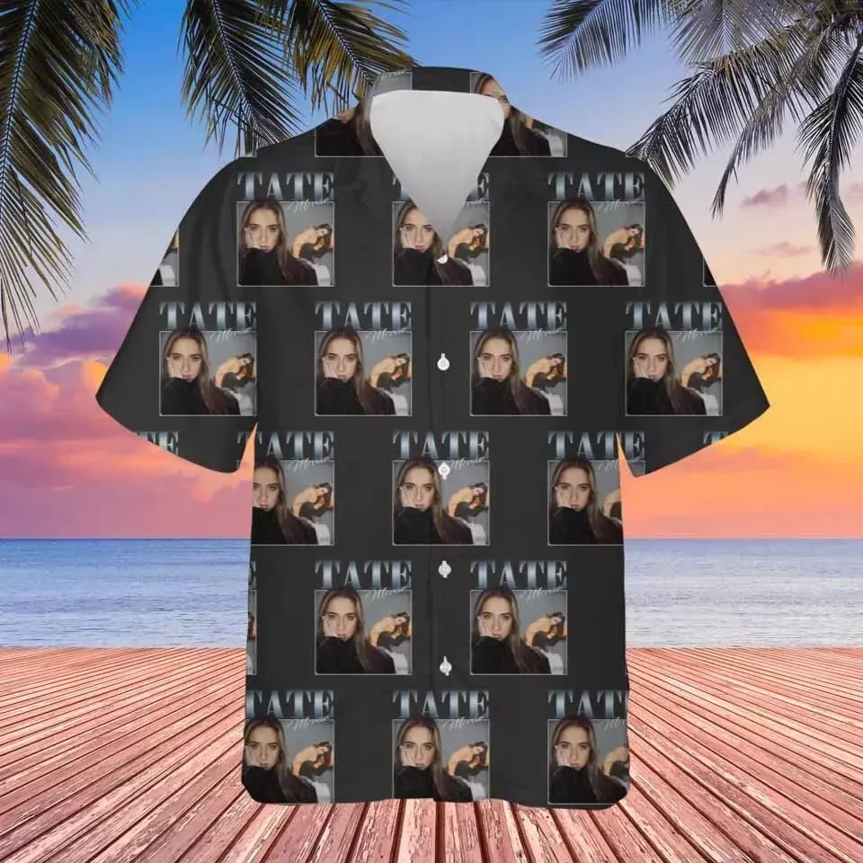 Vintage 90s Tate Mcrae Hawaiian Shirt, Music Lovers Gift