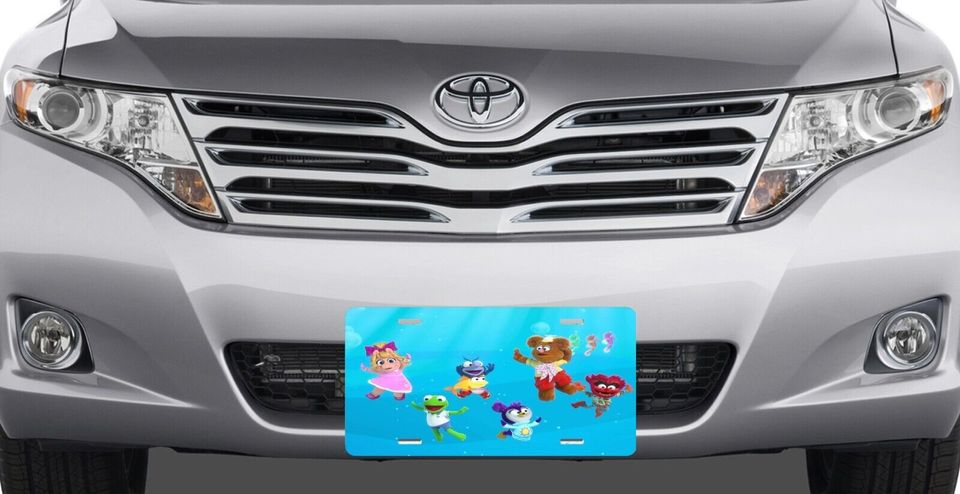 Muppet Babies Cast Underwater  Walt Disney License Plate