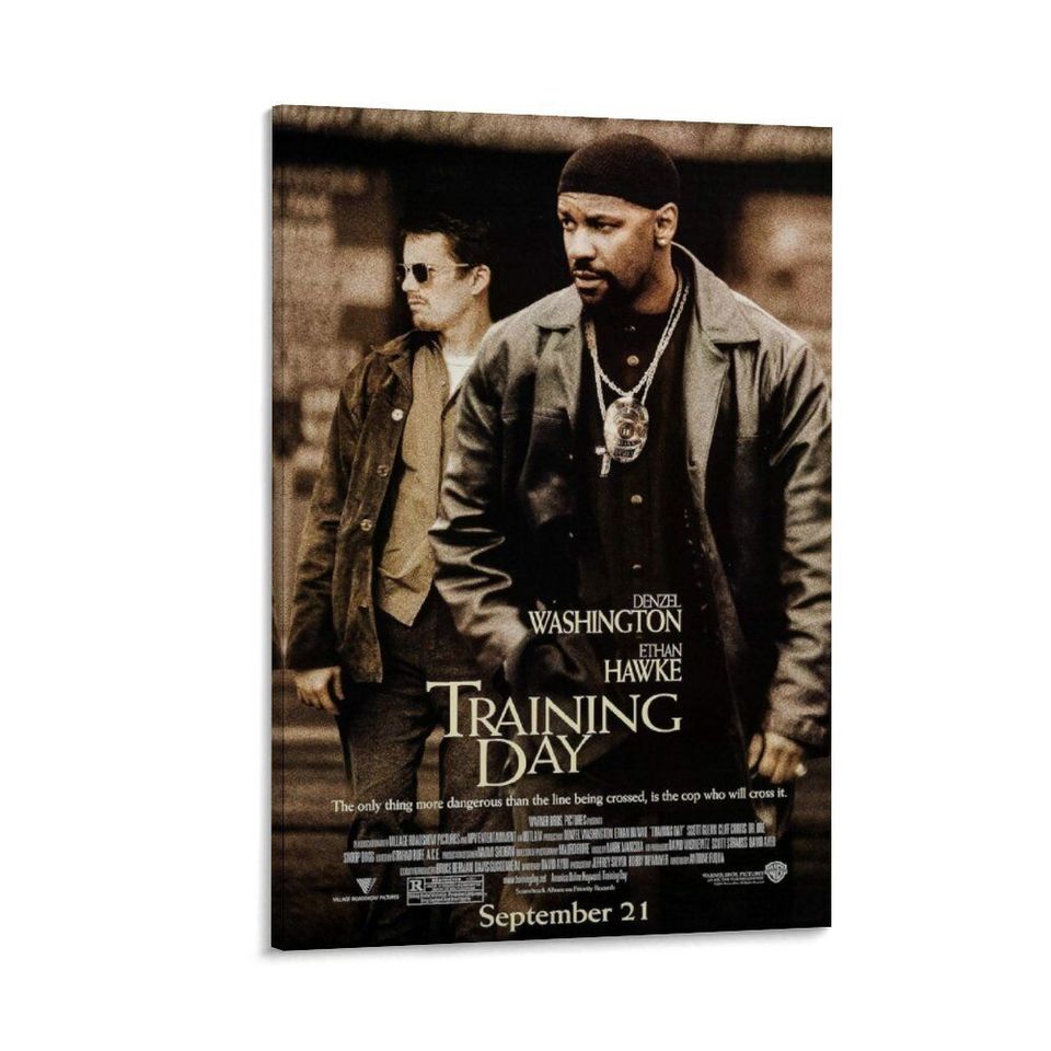 Training Day Movie Poster Canvas