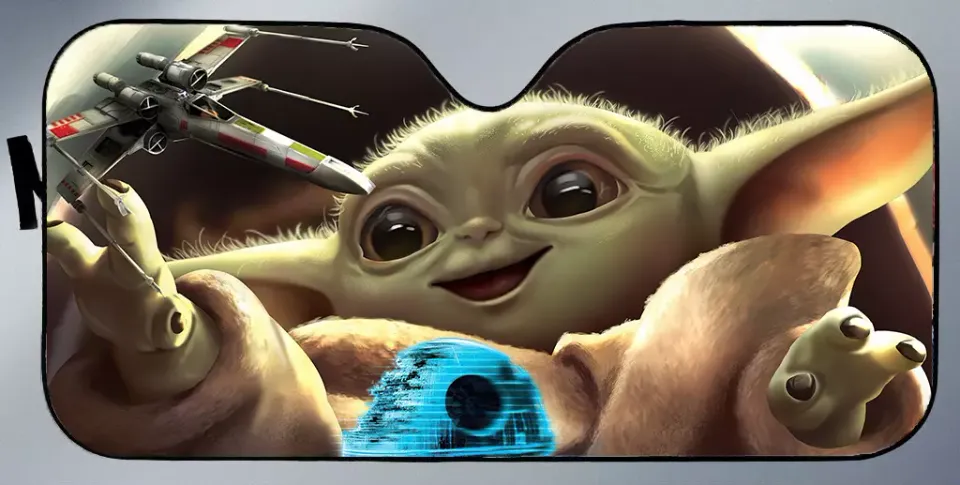 Star Wars Baby Yoda Car Sun Shade