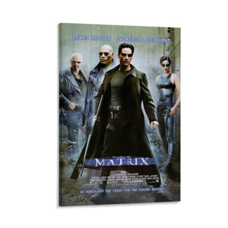 The Matrix Movie Poster US Version Canvas